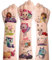 Tattoo Kinder,Niedlich Gabby Temporäre Tattoos Set,120+Hautfreundlich Mädchen Kindertattoos Aufkleber,Cartoon Anime Kinder Tattoos für Jungen Mädchen Party Kindergeburtstag Mitgebsel Gastgeschenke