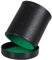 Wudaizhi Tazas De Dados De Cuero PU, Forro De Franela Verde Y Rojo, Copa De Dados, Juegos De Mesa Leatherett para Bar, Suministros De Entretenimiento Ktv
