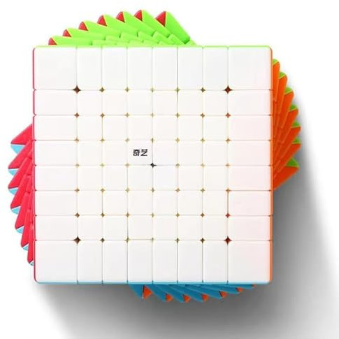 Bokefenuo Cuber QY 8x8 Speed Cube Stickerless QY Puzzle 70mm Toys for Kids Magic Cube