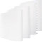 Aiyorse Kit di 4 spatole adesive dentellate per colla e spalmatore per colla adesiva in plastica, 1,3 cm/2,5 cm, riutilizzabili, per l'applicazione di colla in resina epossidica (bianco)