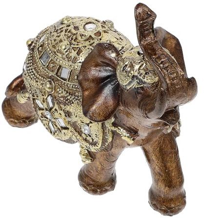 Alipis Unique Elephant Craft Decoration Resin Elephant Decor Adorn Home Decor