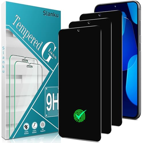 Slanku 3 Piezas Privacidad Protector de Pantalla para Samsung Galaxy S23 Plus, S22 Plus, Antiespía, Sin Arañazos, Dureza 9H, Sin Burbujas