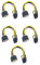 Fegtrtyoa 5 StüCke 15 Pin SATA Stecker auf 8 Pin (6 + 2) PCI-E Strom Versorgungs Kabel 20 cm SATA Kabel 15 Poliger Bis 8 Poliger 18AWG Draht für Grafik Karte