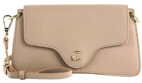 Coccinelle Leder Umhängetasche Clutch C-Me Hi-Tech Crossbody Bag