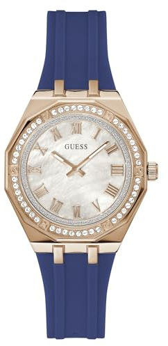 GUESS Damen-Armbanduhr, analog, weißes Zifferblatt, GW0872L3