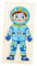 VANZACK Körper Puzzle Astronaut Holzspielzeug Für Kleinkinder Pädagogisches Für Jahren Fördert Motorische Fähigkeiten Und Kreative Denkweise Für Jungen