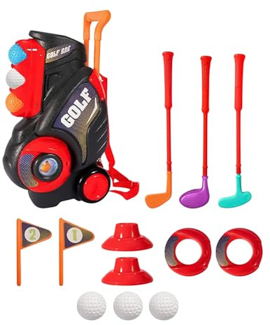 Golfset För Småbarn - Interaktiv Barnleksak - Sportleksak Till Trädgård Bakgård Födelsedag Jul Lek