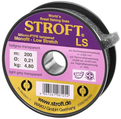 Stroft LS 0.21mm 200m monofile Schnur