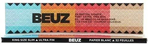 Lot de 10 carnets de feuilles à rouler Slim BEUZ. Carnets de 32 feuilles