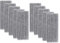Mop Remplacement des Tampons, Super Absorbant Recharges de Tête de Vadrouille, Microfibre de Nettoyage Lavable de Pulvérisation de Balai, (10pcs) 33 * 12cm (10 pc)