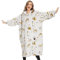 THREE POODLE Decken Hoodie, Oversize Pullover Kuschelpullover für Damen Herren Kinder, Warm und Weiches Futter, Übergroßer Sherpa-Decke, Verschiedene Muster Verfügbar