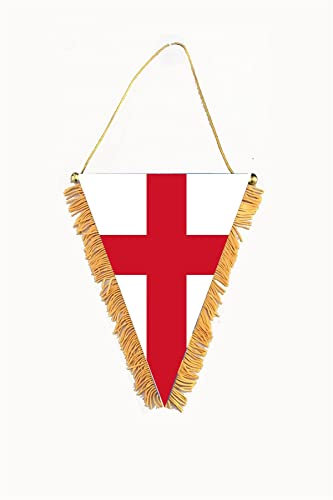 St George England Flag Wall Car Window Pennant Football Support World Cup Decor