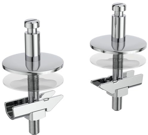 Ideal Standard EW01067 Scharniersatz für WC-Sitze | Connect E (T366901) | Strada II (T3600..) | Strada II Wrapover (T385601, T385701) | Tonic II (K7064..)