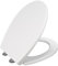 Soft Close Toilet Seat, Oval Standard Size Toilet Seat, Quick-Release for Easy Cleaning, Durable Loo Seat, Comes with Two Fitting Options Premium UF Material by AAN®