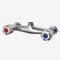 Mitigeur de douche de salle de bain, robinet en laiton double sortie chromée, mitigeur thermostatique pour barre de douche, robinet d'eau mural à double contrôle
