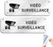 SINMAO Plaque de Signalisation Vidéo Surveillance avec Autocollant 15x5cm Protection Contre L'eau et Les UV x2 pièces