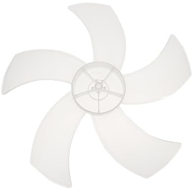 OUNONA 2pcs Wind Universal Fan Fan Parts Wall Mount Fan Oscillating All Weather Fan Household Fan Replacement Fan Pendant Fan Outdoor Floor Fan Plastic White