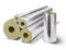 Rockwool 800 WLG 0,035 Tube d'isolation du tuyau en aluminium laminé en laine de roche Dimensions 15 x 20-1 m