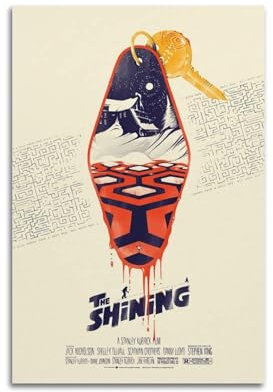 The Shining Poster, Raumdekoration, ästhetisches Poster, künstlerisches Poster für Schlafzimmer, Wohnzimmer, Wände, 30 x 45 cm, ungerahmter Stil