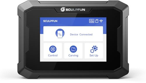 SCULPFUN TS1 Laser Graviermaschine Touchscreen 3,5 Zoll Touchscreen Steuerungsterminal Echtzeit Slicing Funktion mit SCULPFUN APP Geeignet für die meisten Lasergraviermaschinen