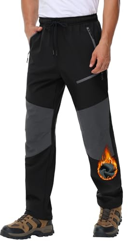 Pantalon Invierno Termico Hombre para Ski Nieve Caza Trekking Senderismo