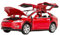 HBJzxlOK Zinklegierung Auto Für T&esla Für Model X Modellauto aus Druckguss-Metalllegierung 1:32 Größe(Red No Box)