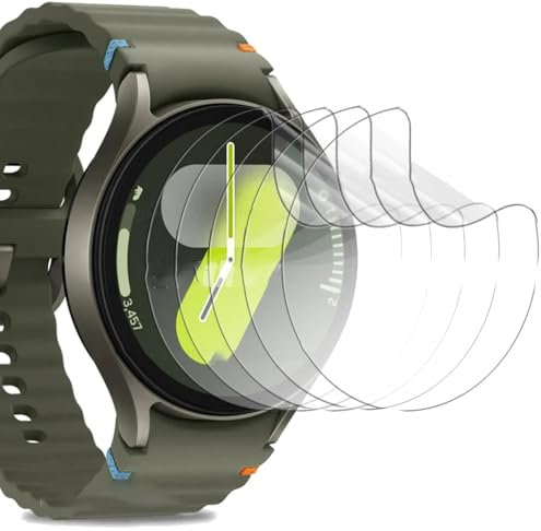[5 Pack] Hydrogel Pellicola Protettiva Schermo per Samsung Galaxy Watch 7 44mm, [Film flessibile] Morbida TPU Protezioni Schermo [Trasparente HD]