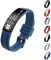 MeMeDIY Pulseras de Alerta Médica Personalizadas para Mujeres/Hombres Pulsera Impermeable de Silicona Ajustable/Pulseras de Acero Inoxidable Grabadas Con Info de Alerta de ID Médica Style-A6