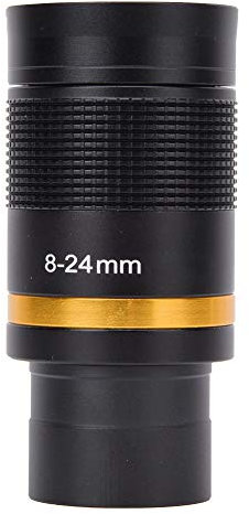 Zoom Okular, Zoom Okular für Teleskop, 8-24 mm Metall-Zoom-Okular, mehrschichtes Optikobjekt