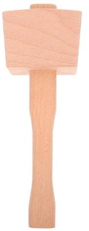 GLEAVI Holzhammer Aus Buchenholz Ergonomischer Handgriff Perfektes Werkzeug Für Schreiner Und Heimwerker Vielseitig Einsetzbar Für Holzarbeiten Und Reparaturen