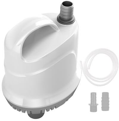 Sghtil Pompe à Fontaine - Pompe pour Aquarium Petite et Silencieuse,Circulation pour Bassin de Jardin - Usage Intérieur/Extérieur - Lac, Baignoire pour Tortues, Maison et Poissons