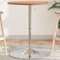 Woonisher Bartisch Ø60x89,5 cm Massivholz Buche