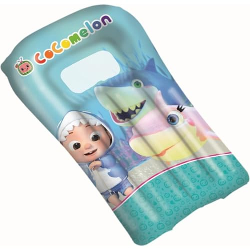 Happy People Cocomelon Luftmatratze für Kinder 67x43cm – aufblasbar mit Sichtfenster – Badespaß im Pool oder am Strand – Sommer Wasserliege für Jungen & Mädchen – Robustes PVC