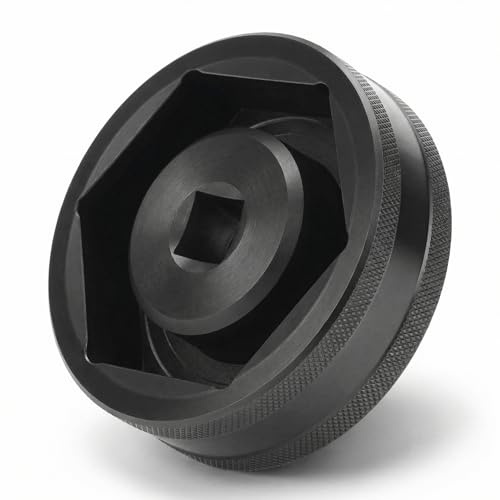 QWORK® Hinterradmuttern-Steckschlüssel Kompatibel mit KTM 1290 Super Duke, 60mm Hex, 1/2 Hinterradmuttern Steckschlüssel