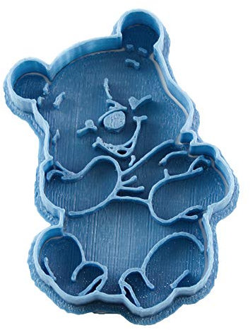 Cuticuter Winnie The Pooh Ausstechform, Kunststoff, blau, 8x7x1.5 cm