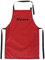 Ferocity Personalisierter Kinderschürze Kind Malschürze Kunstkittel Kochschürze Apron Werkschürze mit einem motiv rot Name [074]