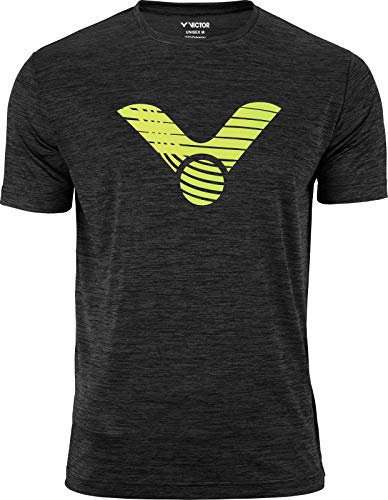 VICTOR Badmintonshirt schwarz melánge 6529 - XXL