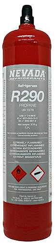 BOMBOLA GAS REFRIGERANTE R290 PROPANO 370 GR. FRIGO FRIGORIFERO FREEZER
