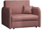 Mirjan24 Sofa Viva Loft I mit Schlaffunktion, Schlafsofa, einsitzer Polstersofa mit Bettkasten inkl. Kissen, Bettsofa Wohnlandschaft Farbauswahl (Mono 235)
