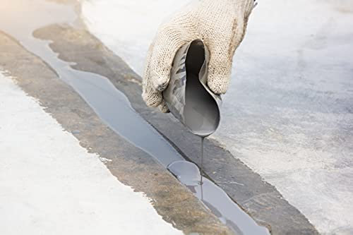 Epoxy Crack Repair Filler, Two Part Epoxy Resin Repair for Concrete Floors, Permanent Repair, No Shrinkage, Fills Cracks up to 20mm, DIY & Professional Use, Interior/Exterior, Grey, 1KG Unit