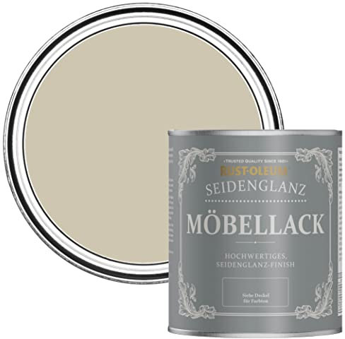 Rust-Oleum Beige Furniture Paint in Satin Finish - Silver Sage 750ml