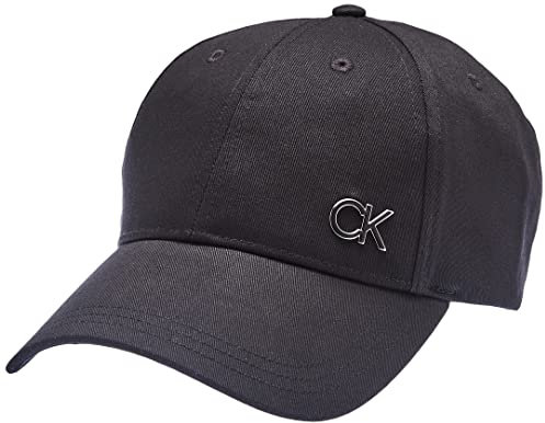 Calvin Klein Herren Metal BB Cap K50K509662 Kappe, Schwarz (Ck Black), OS