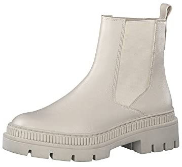 Marco Tozzi Damen 2-2-25822-29 Chelsea-Stiefel, Cream, 40 EU