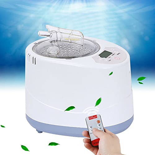 SHZICMY Generador de vapor de 9 velocidades con mando a distancia, Sauna 3L 1000 W, cabina de calor portátil SPA generador de vapor Remote