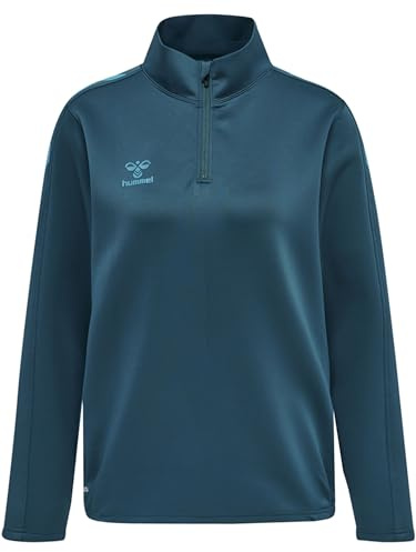hummel Damen Hmlcore Xk Half Zip Vrouw Sweatshirt, Blue Coral, XXL EU