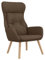 vidaXL Relaxsessel Fernsehsessel TV Sessel Polsterstuhl Relaxstuhl Polstersessel Armsessel Ruhesessel Lesesessel Wohnzimmer Braun Stoff