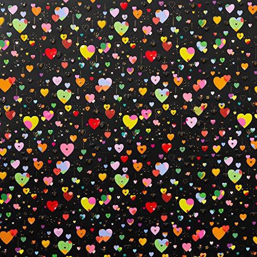 Geschenkpapier Goldbuch Turnowsky 1 Bogen 50 x 70 cm Herzen Herz Liebe Romantik