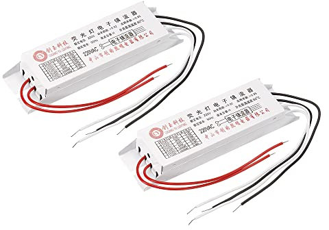 PATIKIL 6x2x1 Elektronischer Ballast 2Paket 220V AC 22/40-Watt H Typ Fluo Lampe Weiß