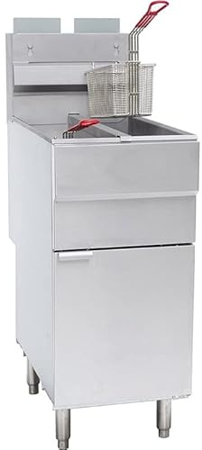 Stalwart DA-GF120T Professional Free Standing Fryer Natural Gas Twin Tank 2x12 litres 35kW