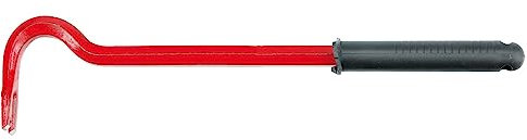 Stabilo Befestigungstechnik Nageleisen 300mm | Brecheisen | Brechstange | Kuhfuß | Montierhebel | Montiereisen - Rot - Entfern von Nägeln, Zerlegen von Platten, Abbrucharbeiten und Sanierungen